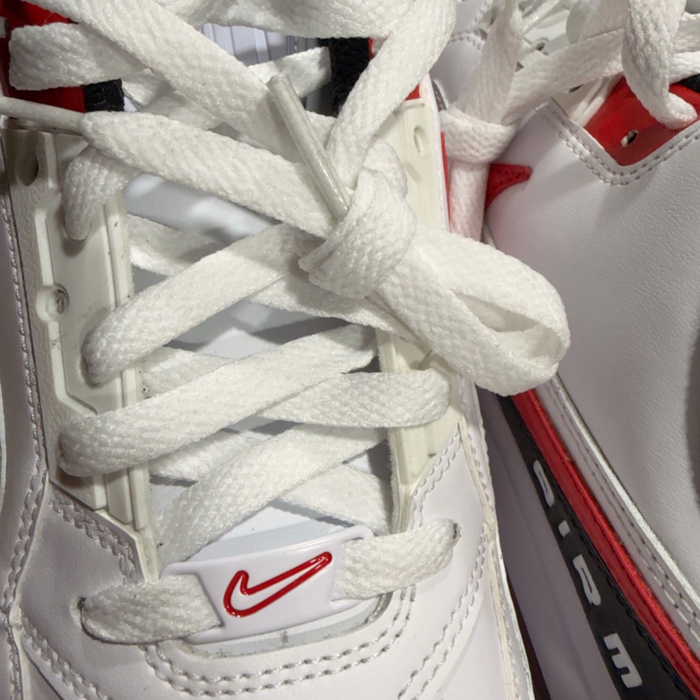Nike Air Max 3 LTD White and Red Sneakers - Picture 5 of 7